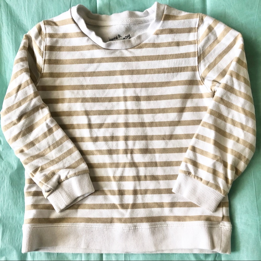Boys June & January Striped Sweatshirt ⭐️